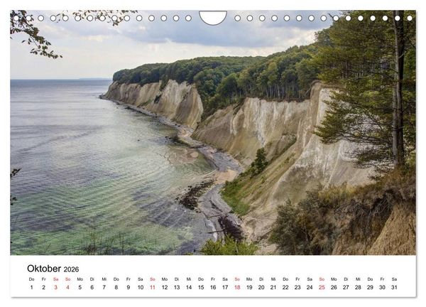 Produktbild: Der Hochuferweg im Jasmund Nationalpark (Wandkalender 2026 DIN A4 quer), CALVENDO Monatskalender