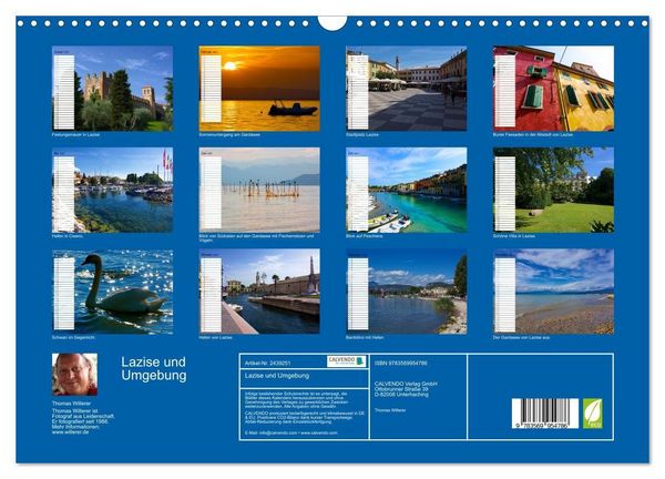Produktbild: Lazise und Umgebung (Wandkalender 2027 DIN A3 quer), CALVENDO Monatskalender
