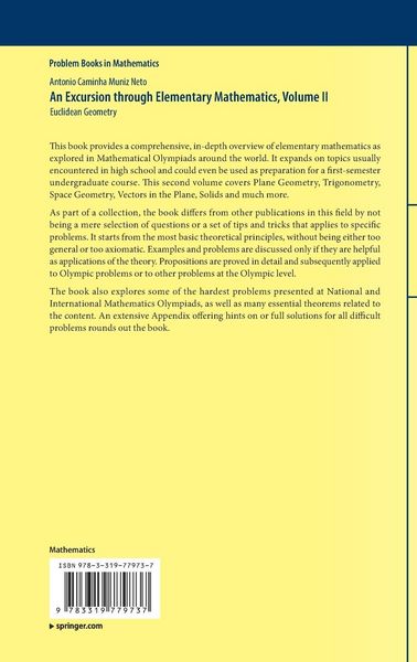 Produktbild: An Excursion through Elementary Mathematics, Volume II