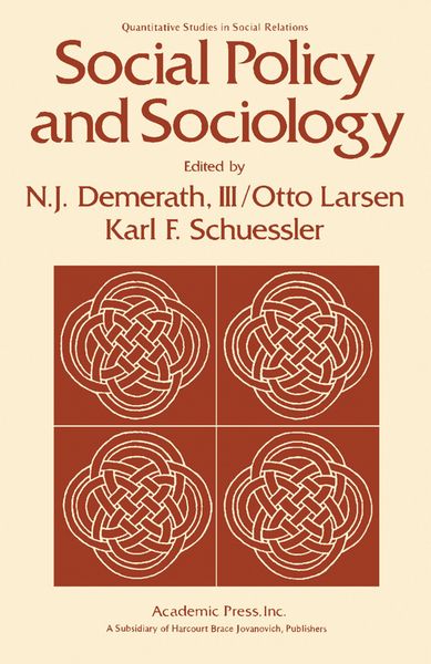 Produktbild: Social Policy and Sociology
