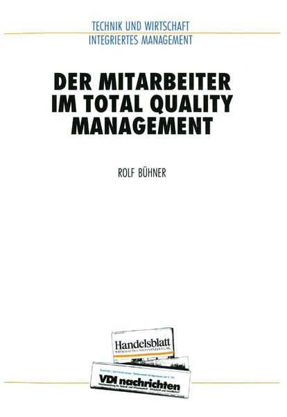 Produktbild: Der Mitarbeiter im Total Quality Management