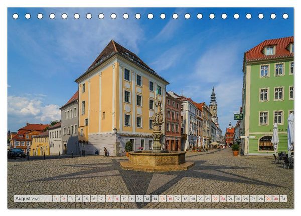 Produktbild: G&ouml;rlitz Impressionen (Tischkalender 2026 DIN A5 quer), CALVENDO Monatskalender