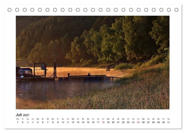 Produktbild: Morgens am Edersee (Tischkalender 2027 DIN A5 quer), CALVENDO Monatskalender