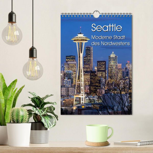 Produktbild: Seattle - Moderne Stadt des Nordwestens (Wandkalender 2026 DIN A4 hoch), CALVENDO Monatskalender
