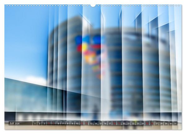 Produktbild: Digital - Kubistisch - Piktorial (hochwertiger Premium Wandkalender 2026 DIN A2 quer), Kunstdruck in Hochglanz