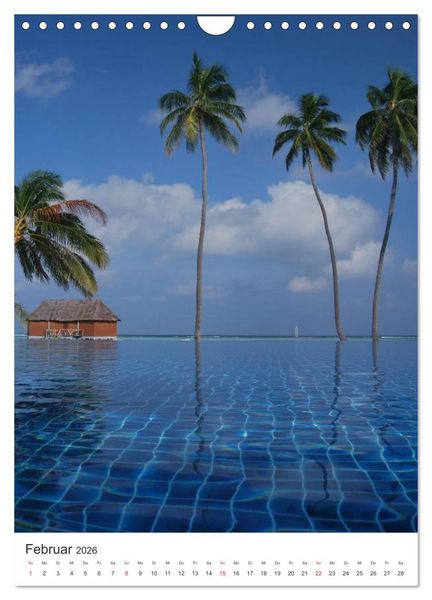 Produktbild: Malediven - Tr&auml;umen im Paradies (Wandkalender 2026 DIN A4 hoch), CALVENDO Monatskalender