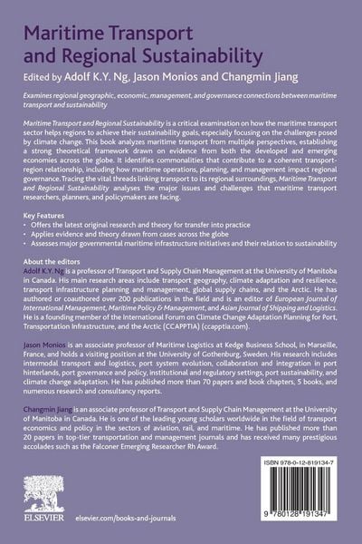 Produktbild: Maritime Transport and Regional Sustainability