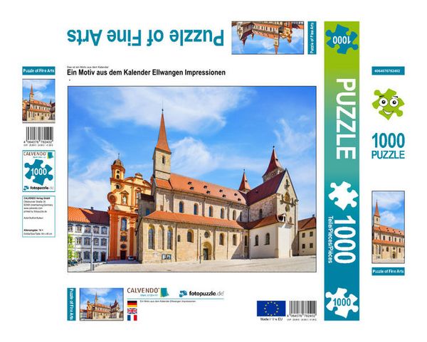 CALVENDO Puzzle Ein Motiv aus dem Kalender Ellwangen Impressionen | 1000 Teile Lege-Größe 64x48cm Foto-Puzzle für glückliche Stunden