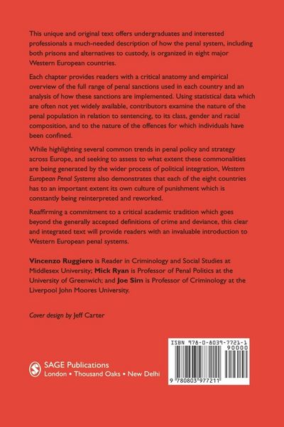 Produktbild: Western European Penal Systems