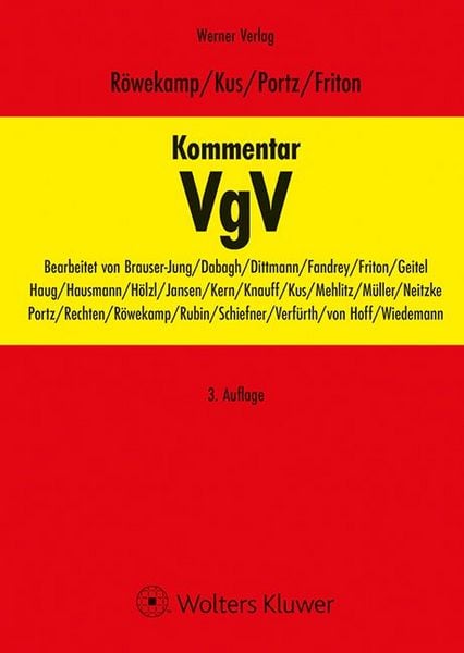 Produktbild: Kommentar zur VgV