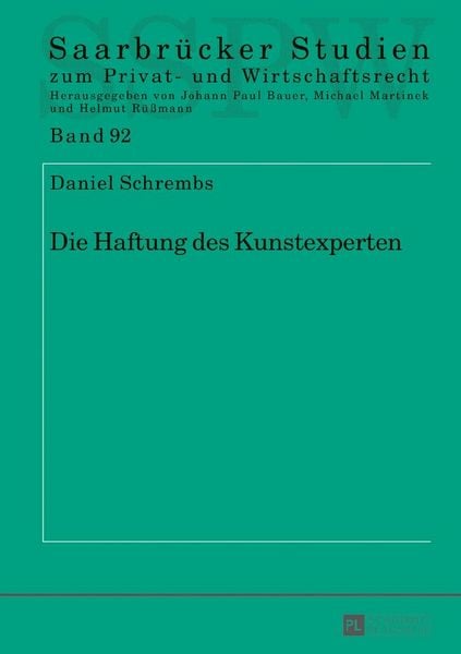 Produktbild: Die Haftung des Kunstexperten