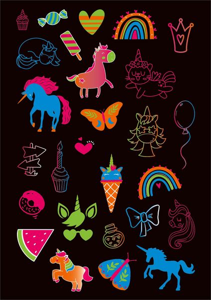 Produktbild: Neon-Sticker