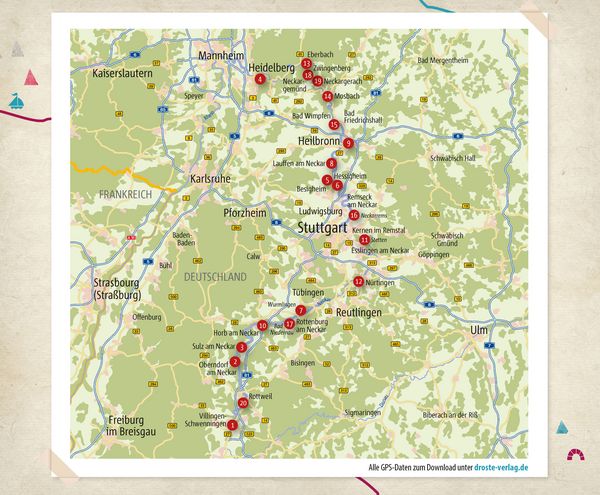 Produktbild: Neckar. Wandern f&uuml;r die Seele