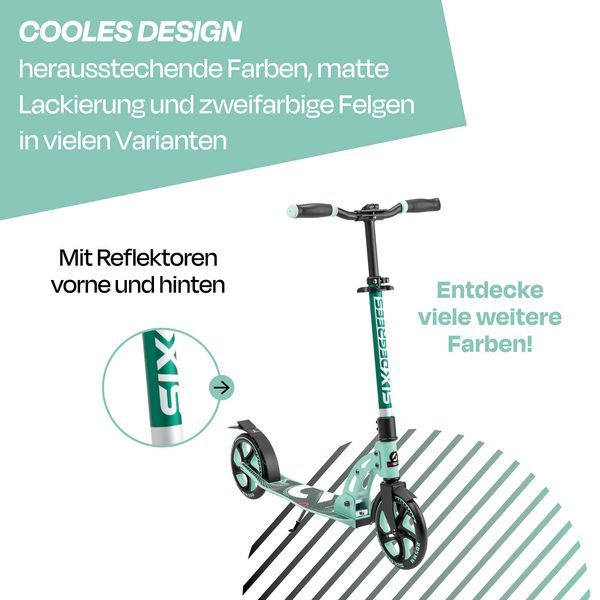 Produktbild: SIX DEGREES Aluminium Scooter 205 mm mint