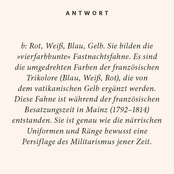 Produktbild: Karneval. Das Quiz