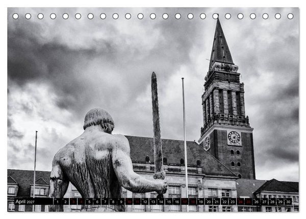Produktbild: Ein Blick auf Kiel (Tischkalender 2027 DIN A5 quer), CALVENDO Monatskalender