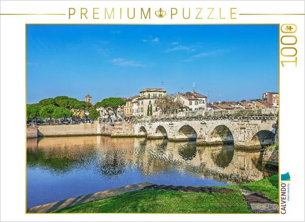 CALVENDO Puzzle Rimini in der Emilia-Romagna | 1000 Teile Lege-Größe 64x48cm Foto-Puzzle für glückliche Stunden