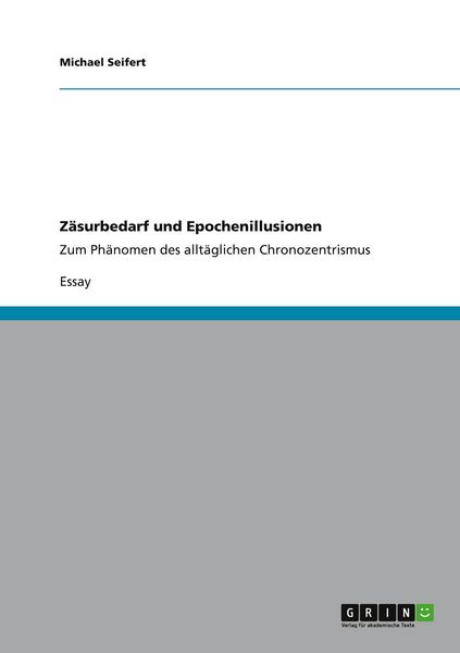 Produktbild: Z&auml;surbedarf und Epochenillusionen