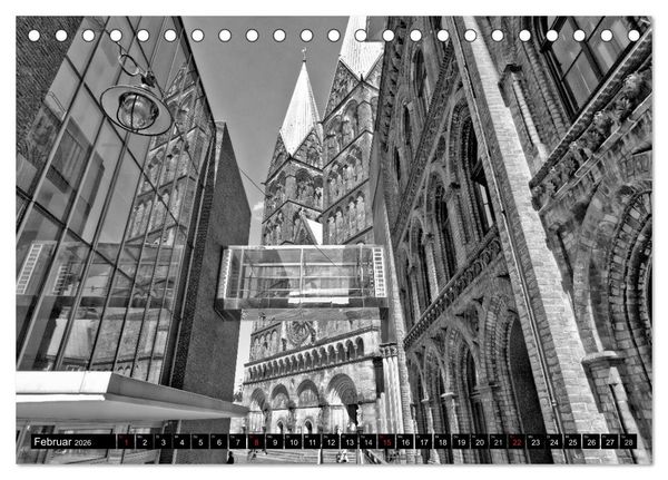 Produktbild: Historisches Bremen (Tischkalender 2026 DIN A5 quer), CALVENDO Monatskalender