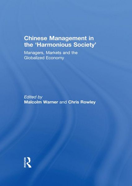 Produktbild: Chinese Management in the 'Harmonious Society'