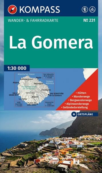 Produktbild: KOMPASS Wanderkarte 231 La Gomera 1:30.000