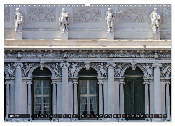 Produktbild: VENEDIG charmante Details (Wandkalender 2026 DIN A2 quer), CALVENDO Monatskalender