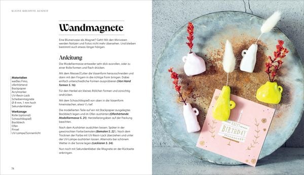 Produktbild: Kleine kreative Auszeit: S&uuml;&szlig;e Deko modellieren