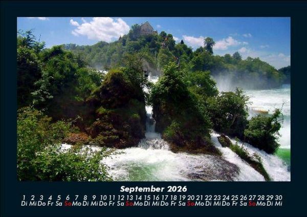 Produktbild: Wasserf&auml;lle 2026 Fotokalender DIN A5