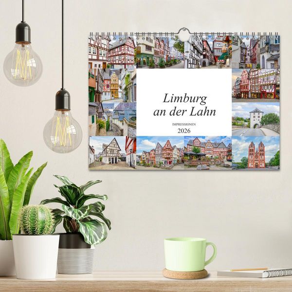 Produktbild: Limburg an der Lahn Impressionen (Wandkalender 2026 DIN A4 quer), CALVENDO Monatskalender