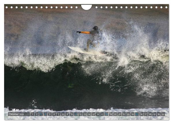 Produktbild: Faszination Surfen (Wandkalender 2026 DIN A4 quer), CALVENDO Monatskalender