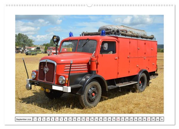Produktbild: Einsatzfahrzeuge der DDR (Wandkalender 2026 DIN A2 quer), CALVENDO Monatskalender