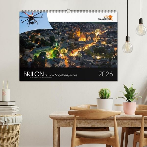 Produktbild: Brilon aus der Vogelperspektive (Wandkalender 2026 DIN A2 quer), CALVENDO Monatskalender