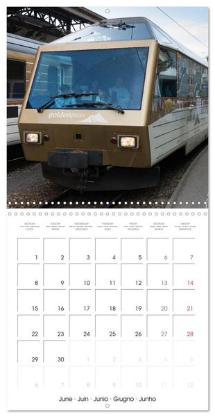 Produktbild: Swiss Trains (Wall Calendar 2026 12 &times; 12 Inch) CALVENDO 12 Month Wall Calendar