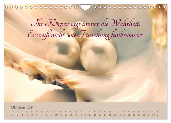 Produktbild: Innere Perlen (Wandkalender 2027 DIN A4 quer), CALVENDO Monatskalender