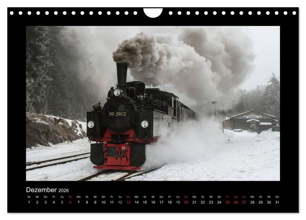 Produktbild: Dampferlebnis im Harz (Wandkalender 2026 DIN A4 quer), CALVENDO Monatskalender
