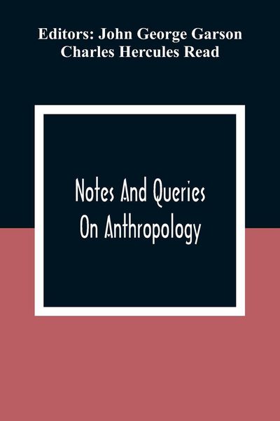 Produktbild: Notes And Queries; On Anthropology