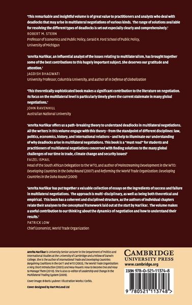 Produktbild: Deadlocks in Multilateral Negotiations