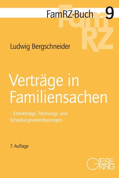 Produktbild: Vertr&auml;ge in Familiensachen