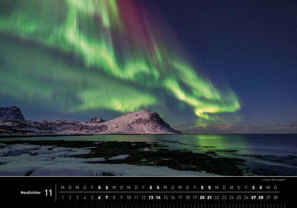 Produktbild: Nordlichter Premiumkalender 2027