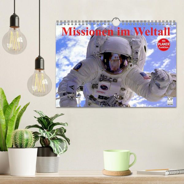 Produktbild: Missionen im Weltall (Wandkalender 2026 DIN A4 quer), CALVENDO Monatskalender