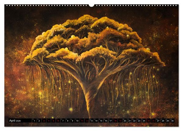 Produktbild: Im Traum ein Baum (hochwertiger Premium Wandkalender 2026 DIN A2 quer), Kunstdruck in Hochglanz