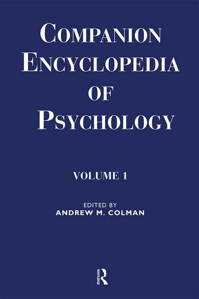 Produktbild: Companion Encyclopedia of Psychology