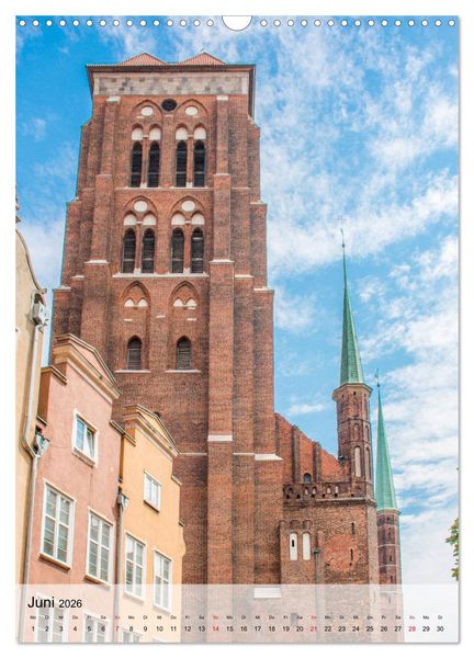 Produktbild: Danzig - Historische Altstadt (Wandkalender 2026 DIN A3 hoch), CALVENDO Monatskalender