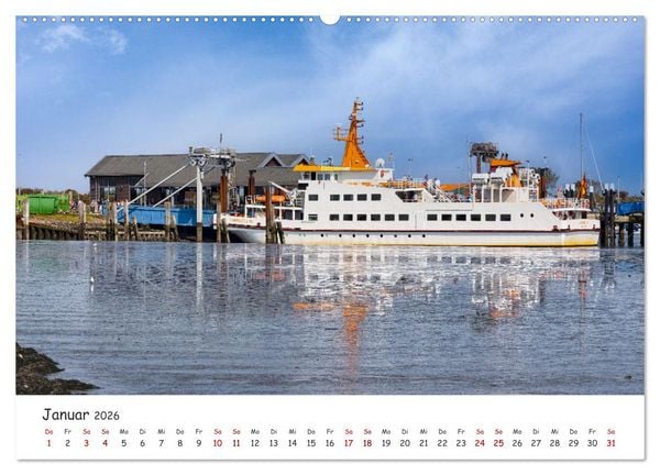 Produktbild: Sehnsuchtinsel Langeoog (hochwertiger Premium Wandkalender 2026 DIN A2 quer), Kunstdruck in Hochglanz