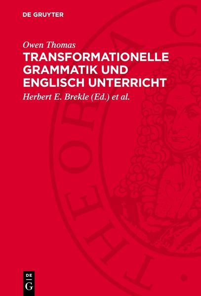 Produktbild: Transformationelle Grammatik und Englisch Unterricht