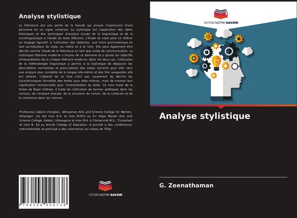 Produktbild: Analyse stylistique