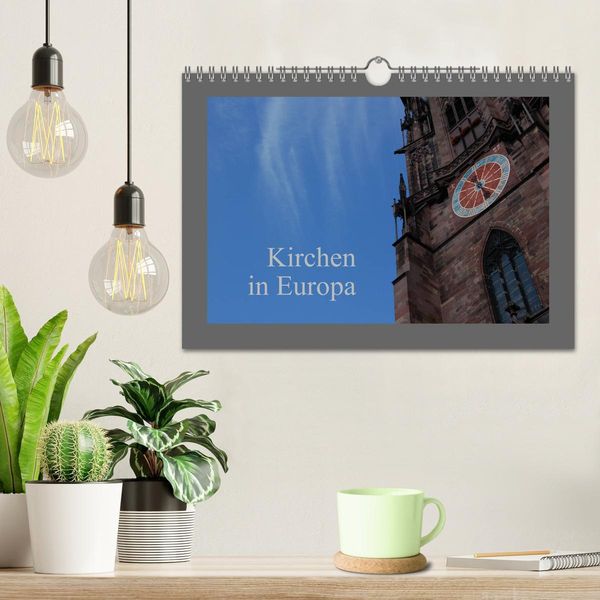 Produktbild: Kirchen in Europa (Wandkalender 2026 DIN A4 quer), CALVENDO Monatskalender
