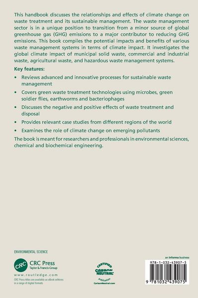 Produktbild: Waste Management in Climate Change and Sustainability Perspectives