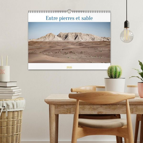 Produktbild: Entre pierres et sable (Calendrier mural 2026 DIN A3 vertical), CALVENDO calendrier mensuel