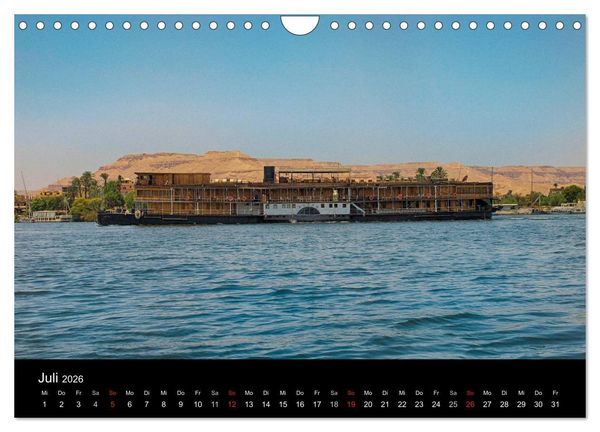 Produktbild: Luxor in Bildern - Auf den Spuren des antiken &Auml;gypten in Theben Ost und Theben West (Wandkalender 2026 DIN A4 quer), CALVENDO Monatskalender